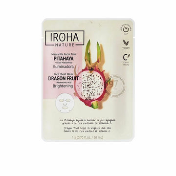 Illuminating Mask Iroha Nature Hyaluronic Acid Dragon Fruit (20 ml)