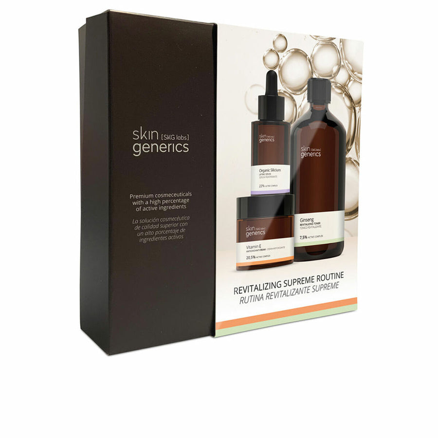 Unisex skönhetsset Skin Generics Revitalizing Supreme Routine 3 Delar