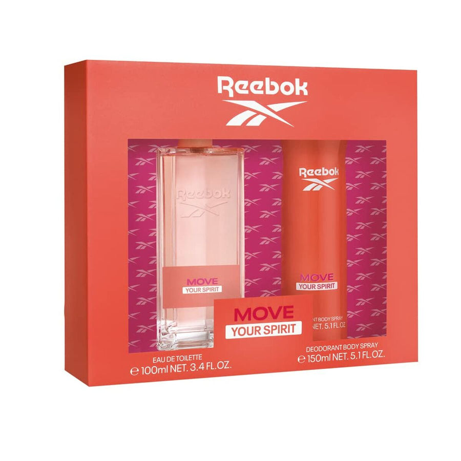 Set mit Damenparfüm Reebok EDT Move Your Spirit 2 Stücke