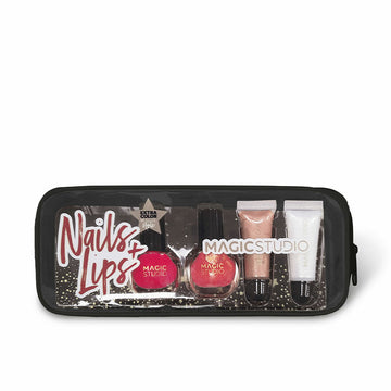 Sminkset Magic Studio Nails & Lips 5 Delar