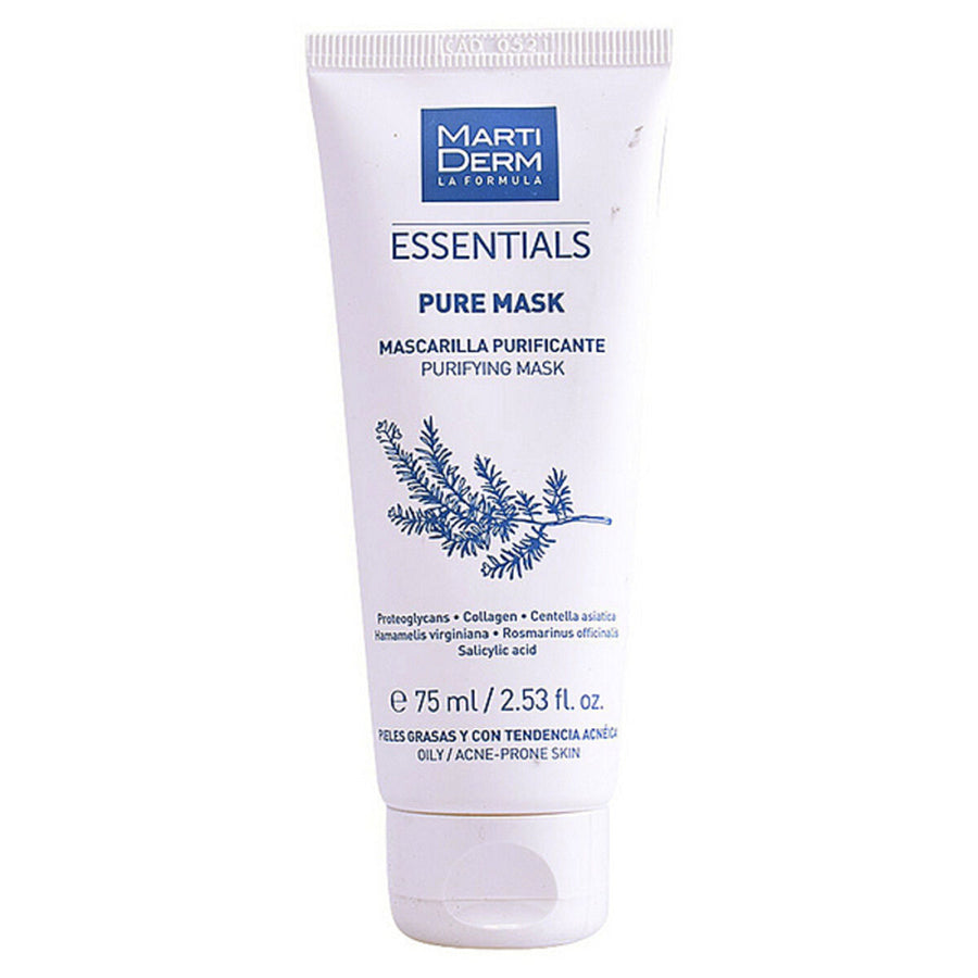 Renande ansiktsmask Essentials Martiderm Puremask Oily (75 ml)