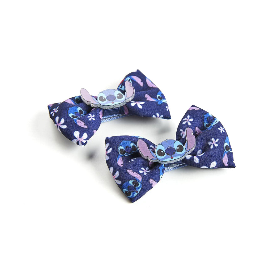 Hair Clips Stitch 2 Units Blue Lasso