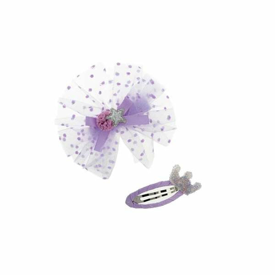 Hair Clips Inca 2 Units Crown Tulle