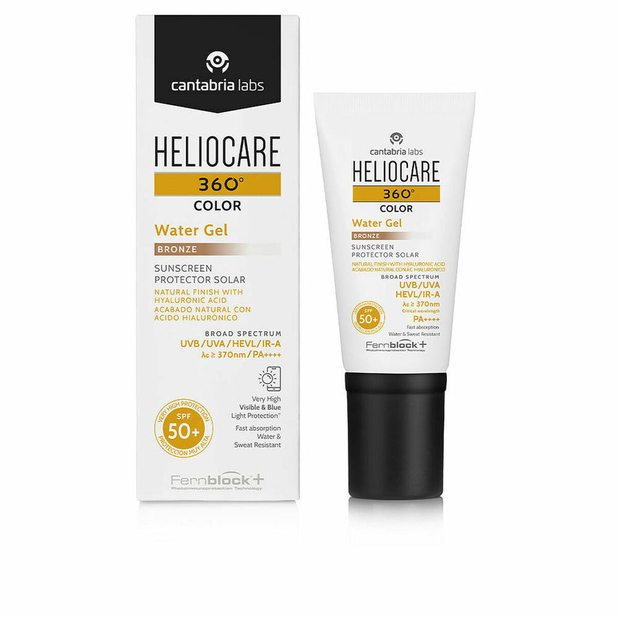 Solskydd med färg Heliocare Color Gel Brons Spf 50 50 ml