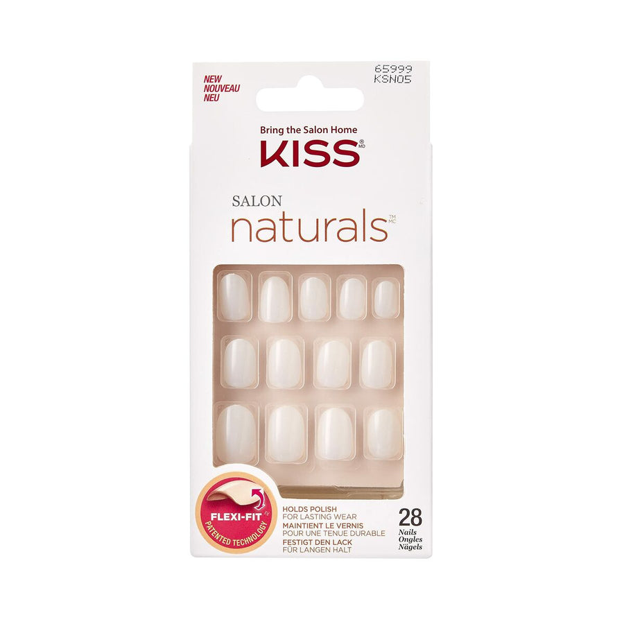 Lösnaglar Kiss Vit (28 antal) (Renoverade A+)