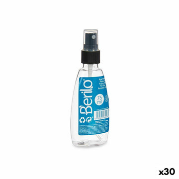 Sprej Svart Transparent Plast (75 ml) (30 antal)