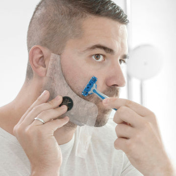 Hipster Barber Bartschablone InnovaGoods